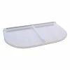 SHAPE PRODUCTS 45 in. W x 26 in. D x 2-1/2 in. H Premium U-Shaped Flat Window Well Cover