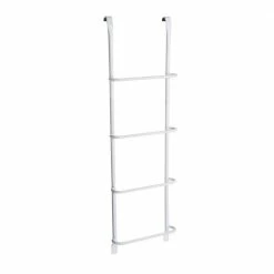 SHAPE PRODUCTS 4-Step White Steel Window Well Escape Ladder