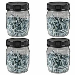 Biggie Sales 17 Venti Air #10 x 3/4 in. Sharp Point Zinc Plated 5/16 in. Slotted Hex Head Screw (4 x 100-Pack)