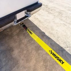 Husky 4 in. x 30 ft. Recovery Strap -Biggie Sales yellows golds husky tie down hardware accessories 54502 44 1000