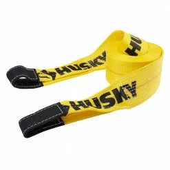 Husky 4 in. x 30 ft. Recovery Strap -Biggie Sales yellows golds husky tie down hardware accessories 54502 4f 1000