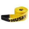 Husky 4 in. x 30 ft. Recovery Strap -Biggie Sales yellows golds husky tie down hardware accessories 54502 64 1000