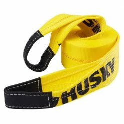 Husky 4 in. x 30 ft. Recovery Strap -Biggie Sales yellows golds husky tie down hardware accessories 54502 c3 1000